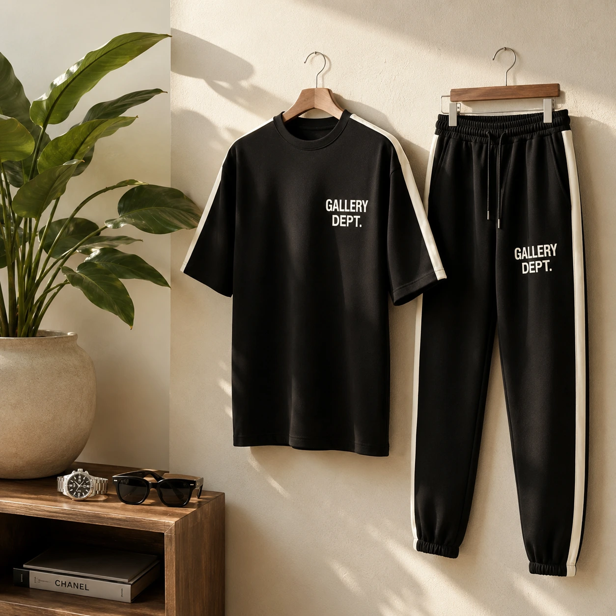 ست تیشرت و شلوار مردانه بنگال کش مدل Gallery Dept