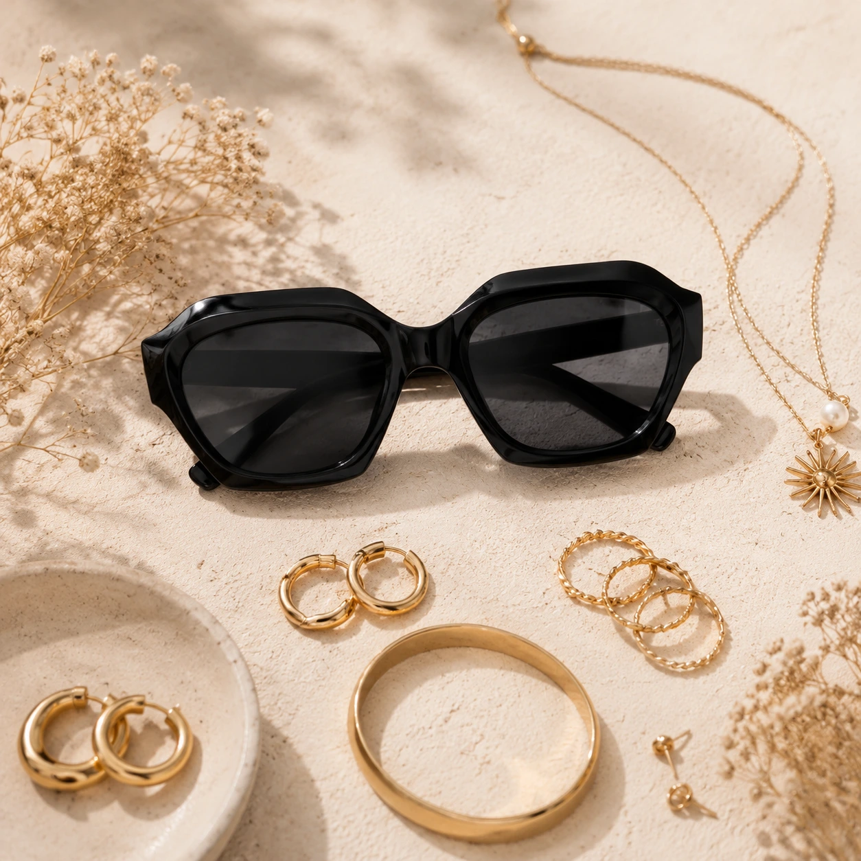 عینک آفتابی اسپرت چند ضلعی مدل Dior